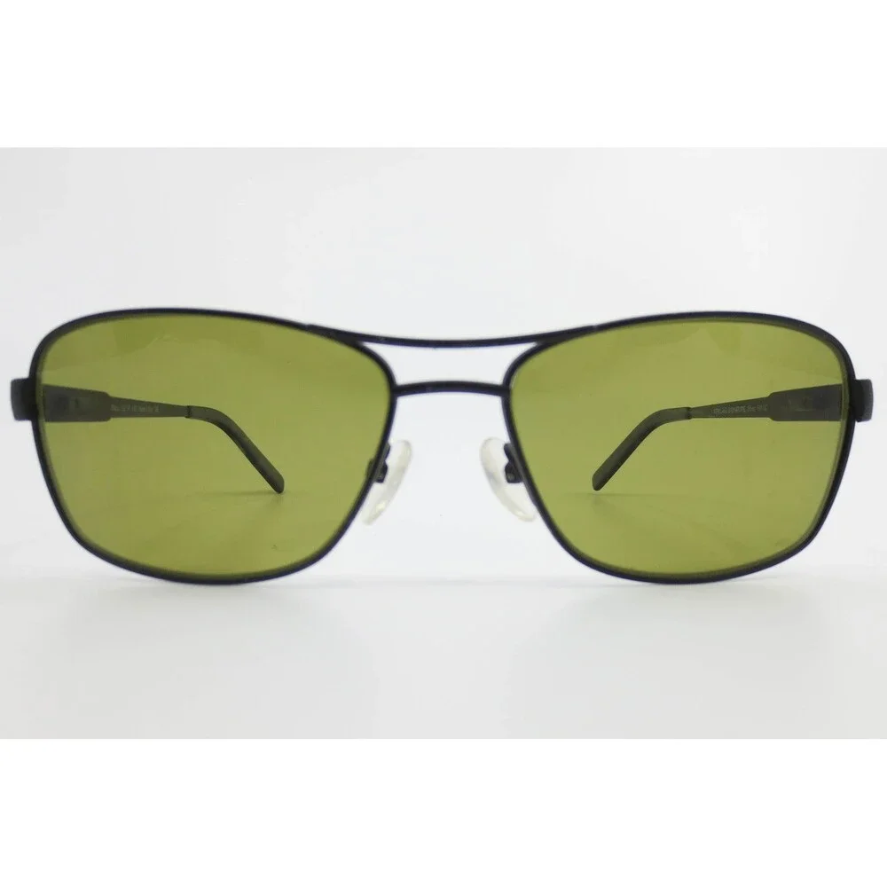 Kirkland Signature Shiraz Black Aviator Sunglasses Made in Italy 58-16-140